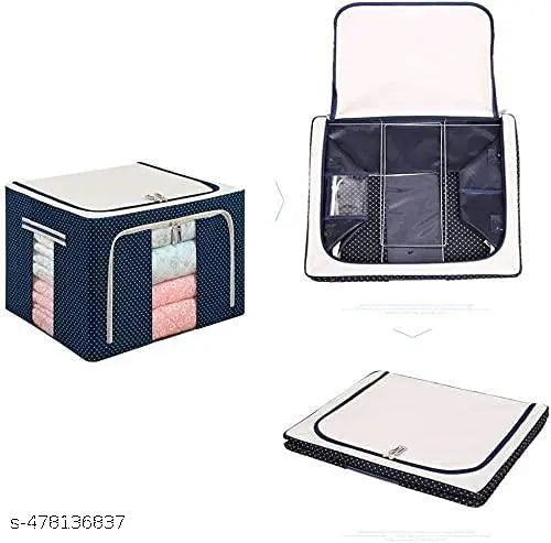 torage Bags 66L Large Blanket Clothes Organization and Storage Containers for Comforters,Bedding, Foldable Organizer with Reinforced Handle, Clear Window, Sturdy Zippers